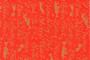 Blm-Papier, 100cm - Kalligraphie, rot-gold Blm-Papier, 100cm - Kalligraphie, rot-gold