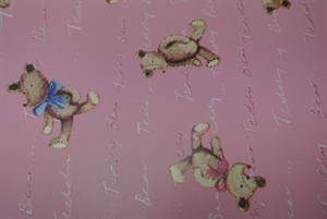 Bogen 70x 100cm, Teddy, rosa