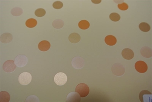 Bogen 70x 100cm, Punkte hbraun, creme Bogen 70x 100cm, Punkte hbraun, creme