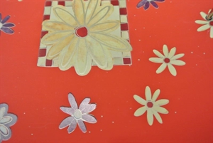 Bogen 70x 100cm, Gerbera, rot Bogen 70x 100cm, Gerbera, rot