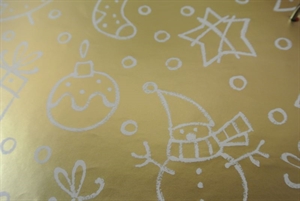 Bogen 70x 100cm, Strichmotiv, gold Bogen 70x 100cm, Strichmotiv, gold