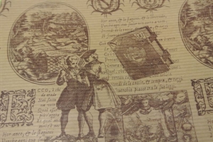 Bogen 70x 100cm, Nostalgie, braun Bogen 70x 100cm, Nostalgie, braun