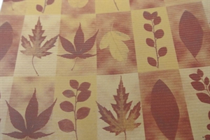 Bogen 70x 100cm, Blätter, braun Bogen 70x 100cm, Blätter, braun