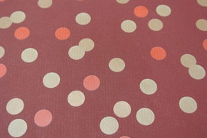 Bogen 70x 100cm, Punkte, bordeaux Bogen 70x 100cm, Punkte, bordeaux