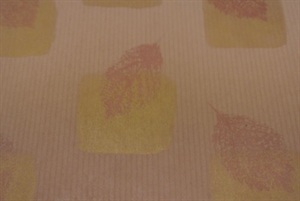 Bogen 70x 100cm, Blatt mit Quadrat, natur/gold Bogen 70x 100cm, Blatt mit Quadrat, natur/gold