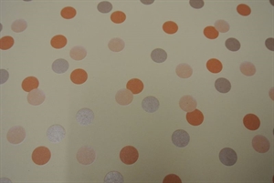 Bogen 70x 100cm, Punkte, ocker Bogen 70x 100cm, Punkte, ocker