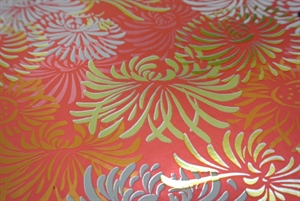 Bogen 70x 100cm, Blume, rot met. Bogen 70x 100cm, Blume, rot met.