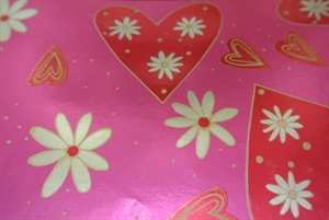 Bogen 70x 100cm, Herz, fuchsia met. Bogen 70x 100cm, Herz, fuchsia met.