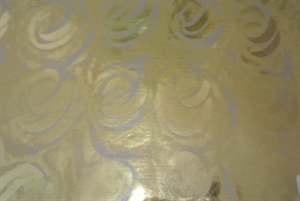 Bogen 70x 100cm, Kreise offen, gold met. Bogen 70x 100cm, Kreise offen, gold met.