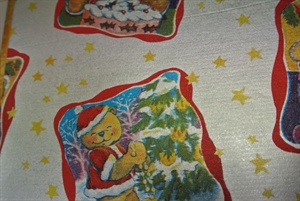 Bogen 70x 100cm, Bären im Quadrat, silber Bogen 70x 100cm, Bären im Quadrat, silber