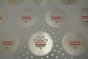 Bogen 70x 100cm, Baumkugel, silber Bogen 70x 100cm, Baumkugel, silber