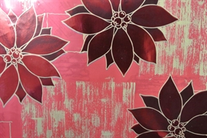 Bogen 70x 100cm, Weihnachtsstern, rot Bogen 70x 100cm, Weihnachtsstern, rot