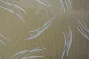 Bogen 70x 100cm, Folie Schweif, weiss/grau Bogen 70x 100cm, Folie Schweif, weiss/grau