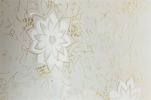 Bogen 70x 100cm, Folie Weihn-Stern, weiss/gold Bogen 70x 100cm, Folie Weihn-Stern, weiss/gold