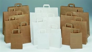 Tasche, B27+12x H37cm ZH, braun gerippt Tasche, B27+12x H37cm ZH, braun gerippt