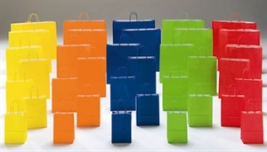 Tragtasche, B14+08 x H21cm - LU, rot Tragtasche, B14+08 x H21cm - LU, rot