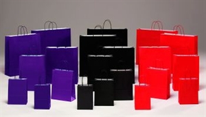 Tragtasche, B14+08 x H21cm - LU, viola Tragtasche, B14+08 x H21cm - LU, viola