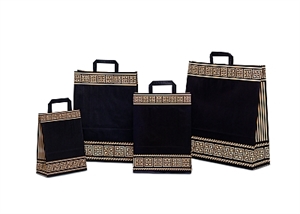 Tasche, B22+10x H29cm Atena, schwarz Tasche, B22+10x H29cm Atena, schwarz