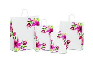 Tasche, B45+15x H49cm Fiji, pink-weiss Tasche, B45+15x H49cm Fiji, pink-weiss