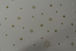 Folie 250m x 75cm, Vega Sterne, gold Folie 250m x 75cm, Vega Sterne, gold