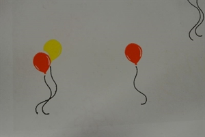 Folie 250m x 75cm, Ballon, bunt Folie 250m x 75cm, Ballon, bunt