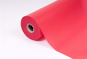 Blm-Papier, 75cm Kraft weiss, barbatus/rot Blm-Papier, 75cm Kraft weiss, barbatus/rot