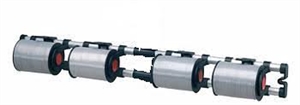 Bandabroller, mit 4 Spulen, für Polyband Bandabroller, mit 4 Spulen, für Polyband