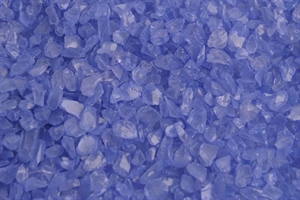 Glas Körner, 200gr, nebelblauviolett Glas Körner, 200gr, nebelblauviolett