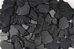 Glasscherben, 600gr Portafortuna, schwarz Glasscherben, 600gr Portafortuna, schwarz