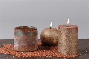 Glas Körner, 550gr, amber-braun Glas Körner, 550gr, amber-braun