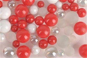 Glaskugeln, 500gr, rot Glaskugeln, 500gr, rot