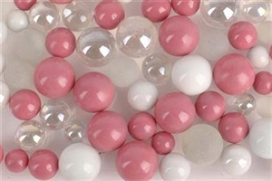 Glaskugeln, 500gr, rosa Glaskugeln, 500gr, rosa