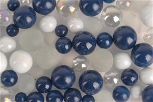 Glaskugeln, 500gr, marine Glaskugeln, 500gr, marine