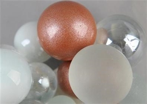 Glaskugeln, 500gr - Ø10/15/20mm, kupfer Glaskugeln, 500gr - Ø10/15/20mm, kupfer