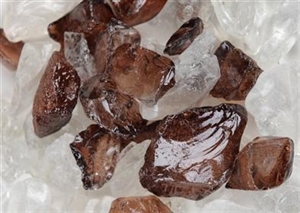 Glass Nugget, 500gr - 6x 6x 12.5cm, dbraun Glass Nugget, 500gr - 6x 6x 12.5cm, dbraun