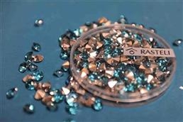 Kristall, Party - 7cm x 1.15cm, indigolith teal Kristall, Party - 7cm x 1.15cm, indigolith teal