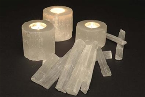 Selenit Chips, 1kg - Länge 2 - 3 cm, weiss/blanc Selenit Chips, 1kg - Länge 2 - 3 cm, weiss/blanc