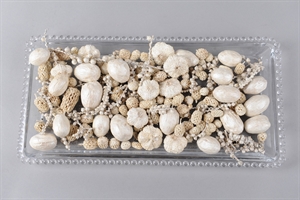 Deco, Naturprodukte Mix - festlich , silber Deco, Naturprodukte Mix - festlich , silber