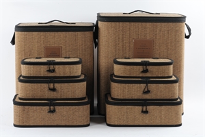 Korb, Bamboo - Set/8 - 44x 34x H50cm, braun Korb, Bamboo - Set/8 - 44x 34x H50cm, braun