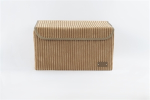 Korb, Velvet - faltbar 30x 20x 20cm, braun Korb, Velvet - faltbar 30x 20x 20cm, braun