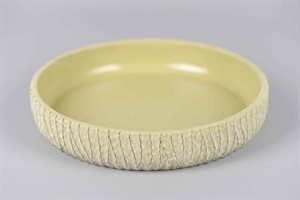 BlumenSchale, Croc Stone Ø30x H5.5cm, grün BlumenSchale, Croc Stone Ø30x H5.5cm, grün