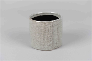 Blumentopf, Style in stone Ø12x H11cm, grau Blumentopf, Style in stone Ø12x H11cm, grau