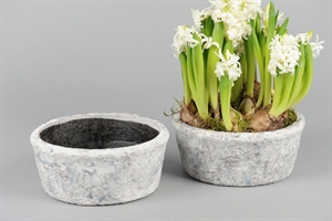 BlumenSchale, Stony Ø21.5x H9cm, petrol BlumenSchale, Stony Ø21.5x H9cm, petrol