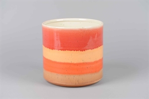 Blumentopf, Sorbet Ø21.5x H21cm, lorange Blumentopf, Sorbet Ø21.5x H21cm, lorange