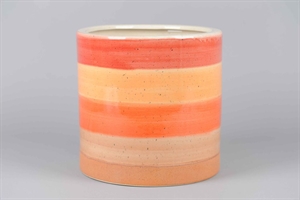 Blumentopf, Sorbet Ø31x H30.5cm, lorange Blumentopf, Sorbet Ø31x H30.5cm, lorange