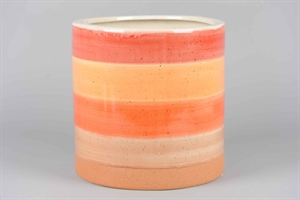 Blumentopf, Sorbet Ø36x H35.5cm, lorange Blumentopf, Sorbet Ø36x H35.5cm, lorange