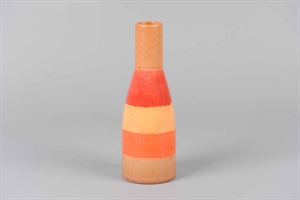 FlaschenVase, Sorbet Ø9.2x H26.5cm, lorange