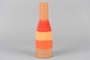 FlaschenVase, Sorbet Ø11x H35.3cm, lorange FlaschenVase, Sorbet Ø11x H35.3cm, lorange