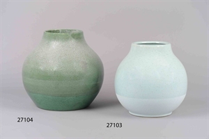 Vase, Curvo Keramik Ø30x H27.5cm, grün Vase, Curvo Keramik Ø30x H27.5cm, grün