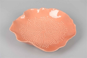 BlumenSchale, rund Curl up Ø26x H5cm, orange BlumenSchale, rund Curl up Ø26x H5cm, orange